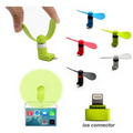 3.5" fashion portable USB phone mini fan for apple cell phone